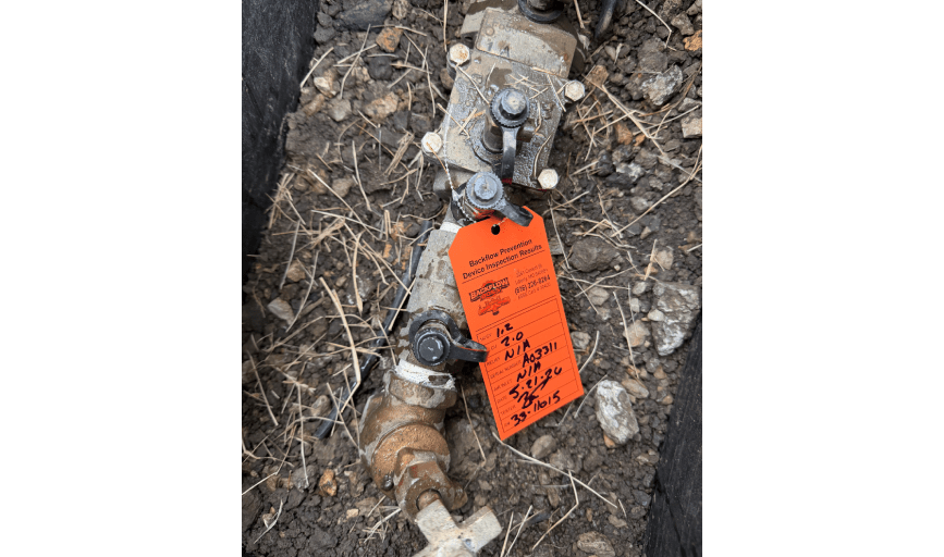 Irrigation Backflow Testing